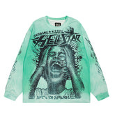 Hellstar Long Sleeve Shirts Hip-hop loose oversize